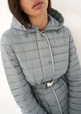 Park lightweight down jacket with belt MARRONEGRIGIO Woman image number 2