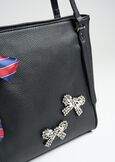 Bely A black shopper with strass NERO Woman image number 3