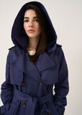Timon hooded trench coat BEIGEBLU Woman image number 4