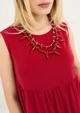 Teseo top with under-bust seam ROSSO Woman image number 2