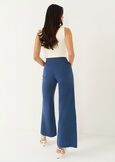 Paok wide-leg cotton trousers BLU AVION Woman image number 5