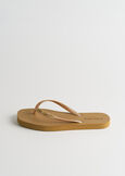 Syra dragonfly flip-flops GRIGIO GUN METALGOLD Woman image number 4