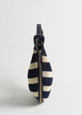Belinda striped mesh bag BLU BLUE Woman image number 5