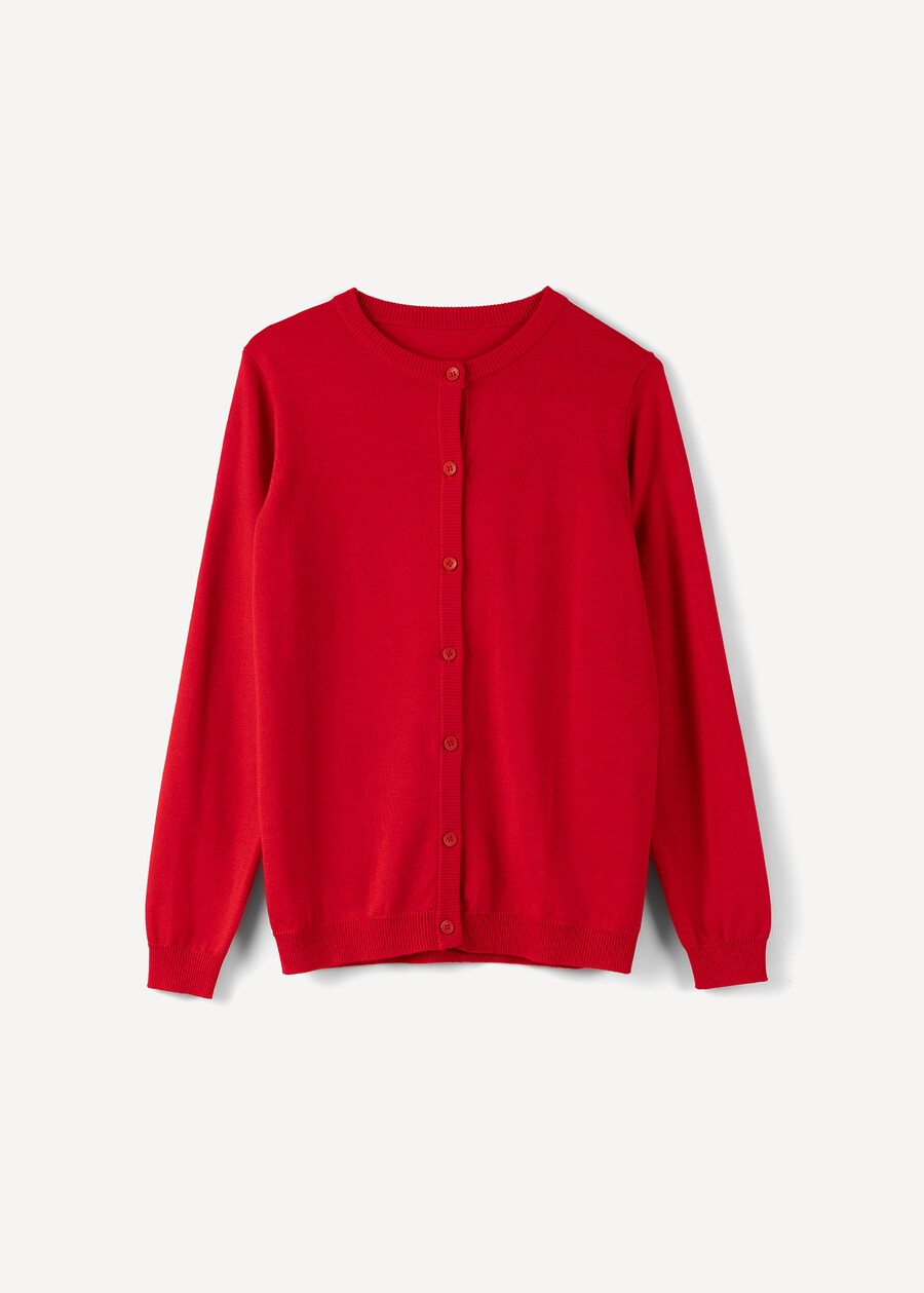 Clio crew neck cardigan ARANCIONEROSSO Woman , image number 4