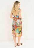 Perry printed cotton sarong GIALLO MANGO Woman image number 4