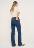 Cindy flare jeans with slit DENIM DARK DENIMDENIM MEDIUM DENIM Woman image number 6