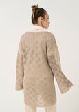 Carina long lurex cardigan GOLD Woman image number 3