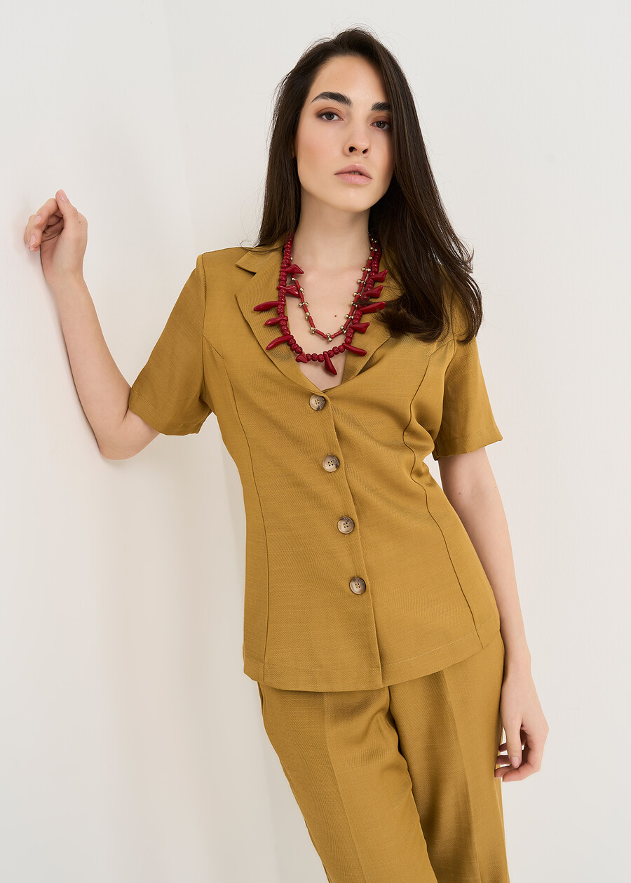 Camila Laboratory shirt MARRONE Woman , image number 1