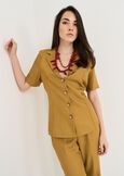 Camila Laboratory shirt MARRONE Woman image number 1