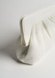 Blackey mesh fabric pochette BIANCO WHITENERO BLACK Woman image number 3