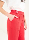 Phil straight-leg trousers ROSSO Woman image number 4