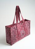Bailey cotton shopping bag ROSSO BORDEAUX Woman image number 2
