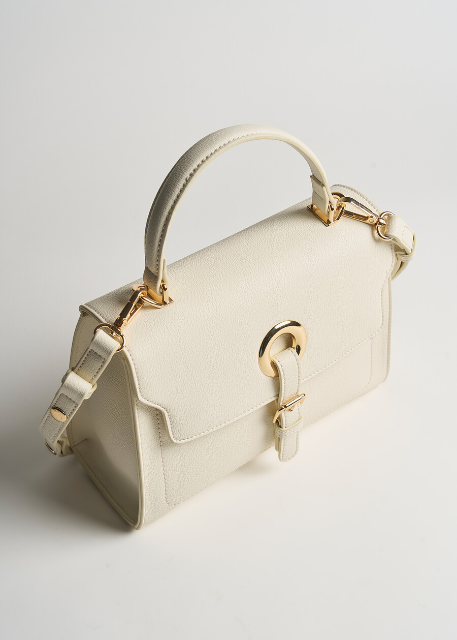 Barbara deer print bowling bag BIANCO WHITEAZZURO AZZURRO Woman , image number 2