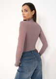 Salli printed high-neck T-shirt BLUWIGRE Woman image number 3