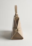 Beetey Small faux-leather hobo bag GRIGIO Woman image number 3