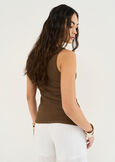 Togo honeycomb top BEIGE SABBIA Woman image number 3