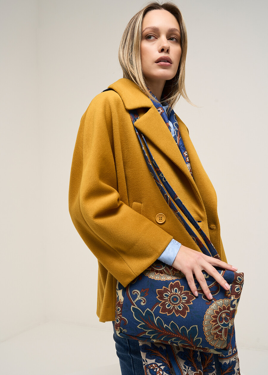 Baylor patterned cotton crossbody BLU Woman , image number 1