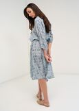 Adel printed long dress with buttons CELESTE FIORDALISO Woman image number 4