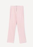 Giorgia-O linen blend trousers BLUROSABIANCO WHITEROSA FUCSIA Woman image number 7