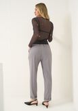 Cara high-waisted elastic trousers GRIGIO GREY Woman image number 4