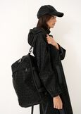 Bianca animal print travel backpack NERO Woman image number 1