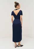 Argo draped midi dress BLU Woman image number 3