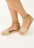 Silvy gold embroidery espadrilles GOLD Woman image number 1