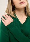 Meg V-neck yarn knit VERDE GARDEN Woman image number 3
