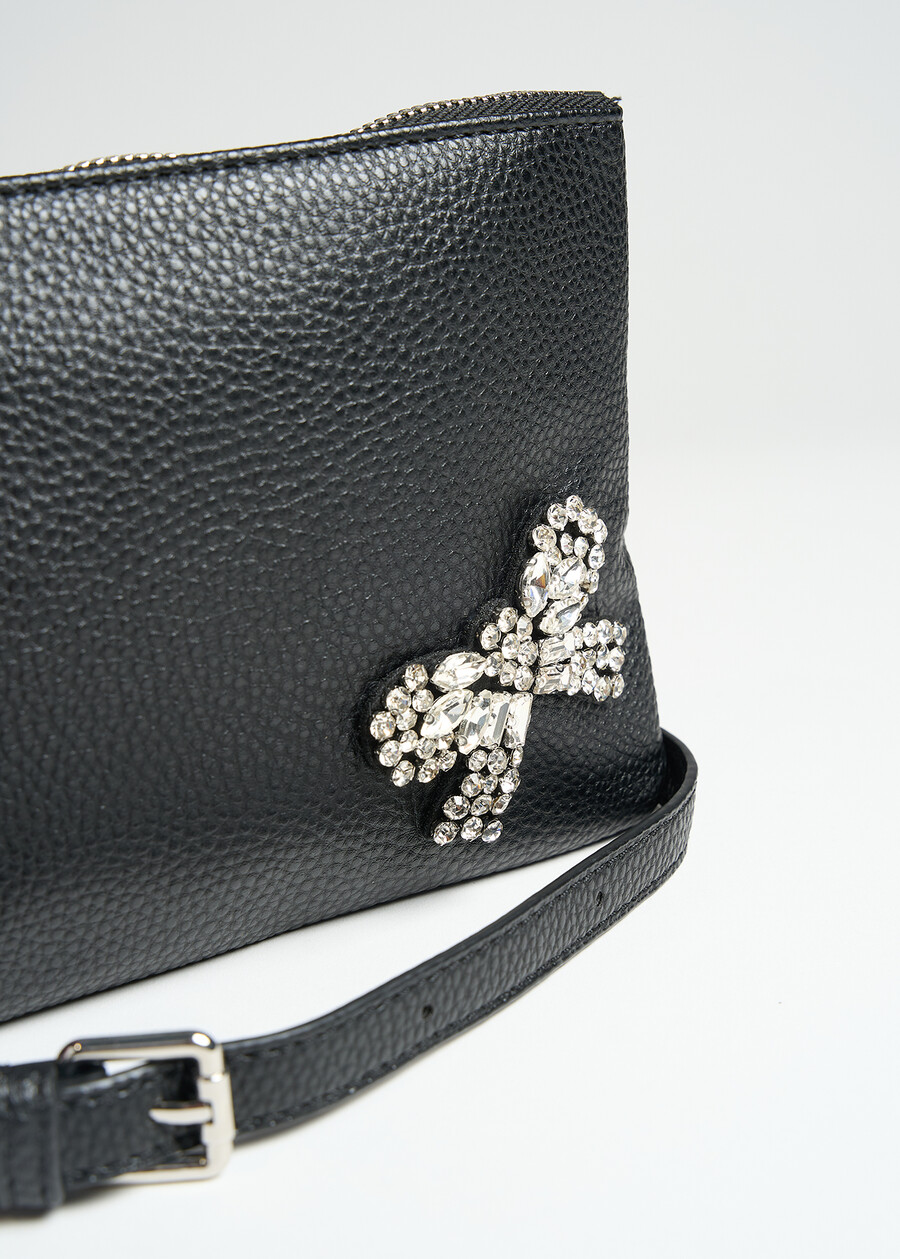 Tonga black rhinestone crossbody NERO Woman , image number 3