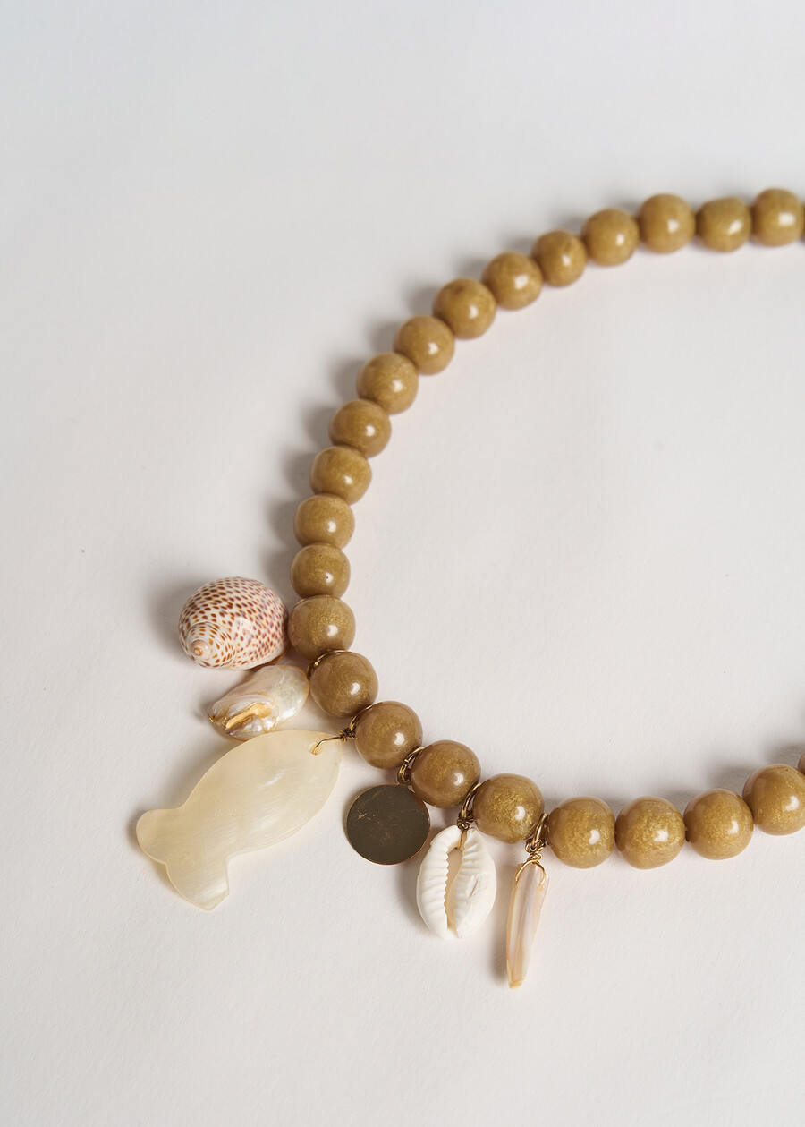 Giasy necklace with charms VERDE Woman , image number 3