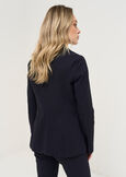 Gianna-A bengalina jacket VERDEBLU Woman image number 3