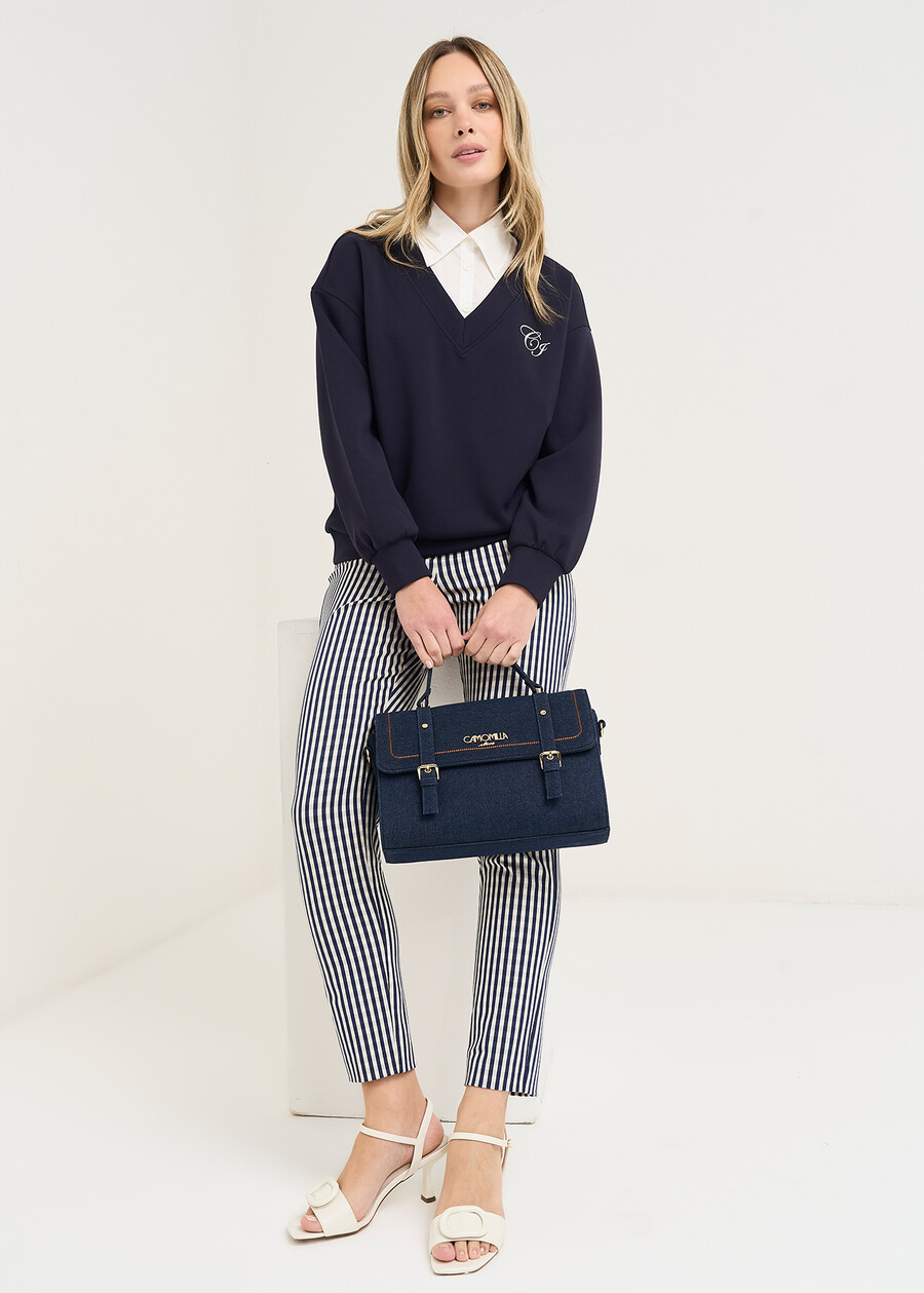 Fabiola double-layer sweatshirt BLU Woman , image number 4