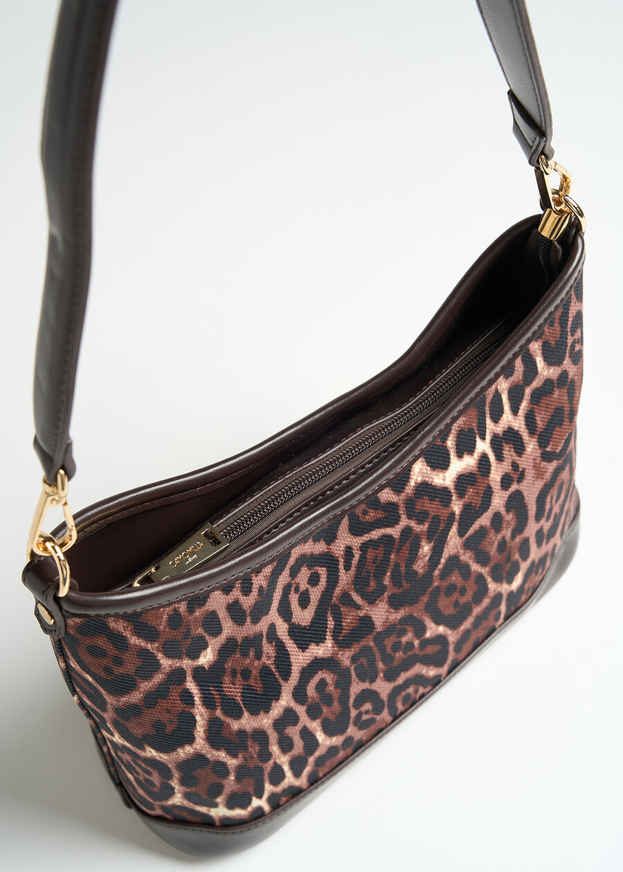 Barbara animal print bucket bag MARRONE Woman , image number 2