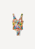Cleo Coast print one-piece swimsuit GIALLO MANGO Woman image number 5