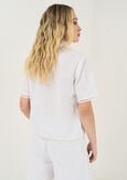 Clelia shirt with lace details BIANCO WHITE Woman image number 3