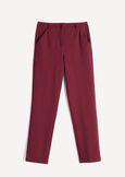 Alice pleated-texture trousers ROSSO BORDEAUXVERDE GARDENMARRONE Woman image number 6