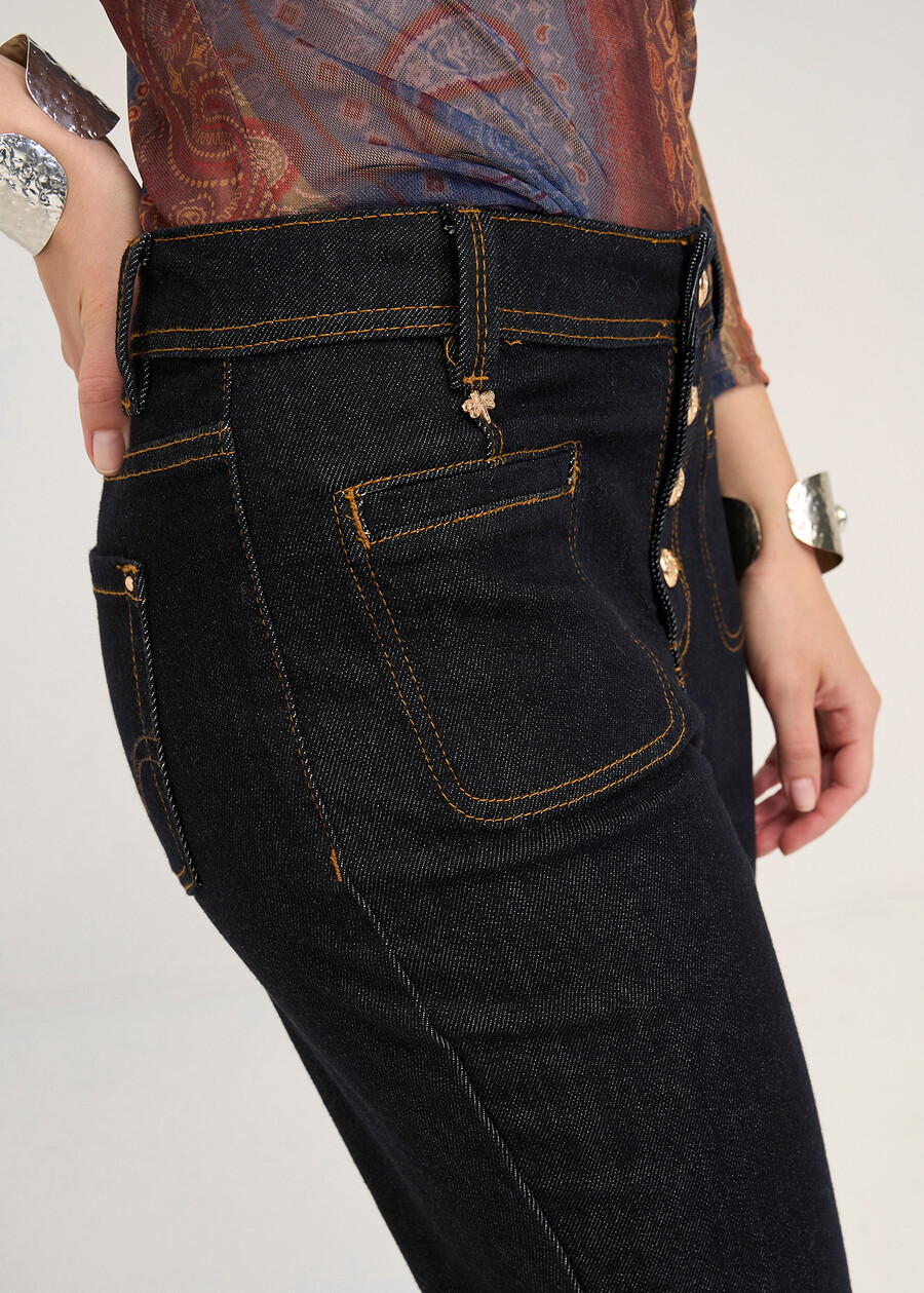 Jacqueline exposed button jeans DDENM Woman , image number 3