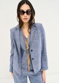 Gabriel pure cotton jacket DENIM Woman image number 1
