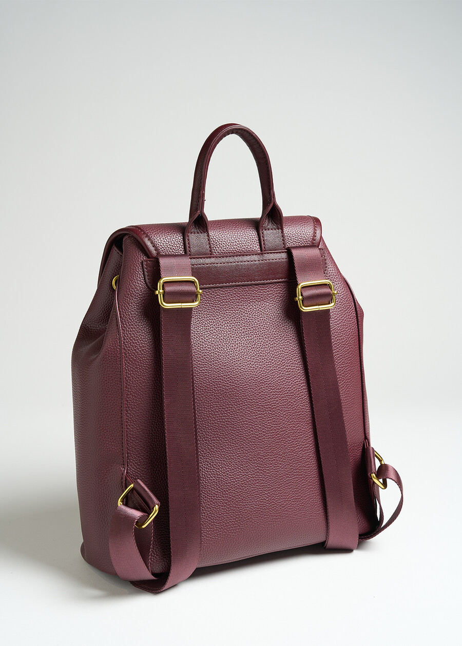 Barley deer-effect backpack ROSSO BORDEAUX Woman , image number 4