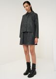 Aky faux leather mini dress GRIGIO GREY Woman image number 6