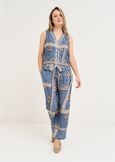 Giuly V-neck embroidered vest BLU AVIONBEIGE Woman image number 4