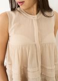 Thor cotton crepe top BEIGEBLU Woman image number 2