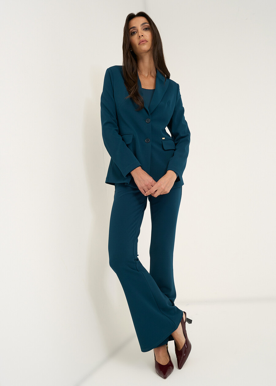 Giselle slim fit blazer ROSSO BORDEAUXVERDE GARDENMARRONE Woman , image number 6