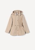 Gaston trench-style jacket with hood GRIGIOBLU Woman image number 6