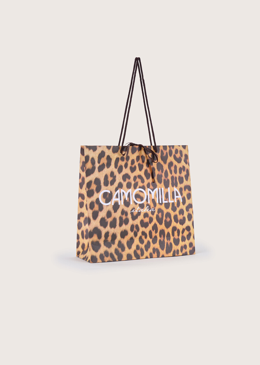 MEDIUM LEOPARD PRINT SHOPPER MULTICOLORE MULTICOLOR Woman , image number 1