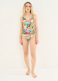 Cleo Coast print one-piece swimsuit GIALLO MANGO Woman image number 1