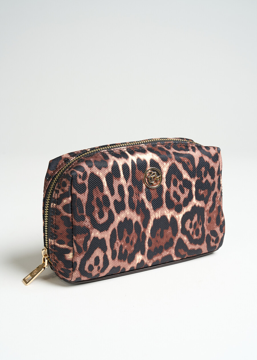 Bondy A animalier beauty case MARRONE Woman , image number 1