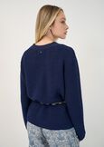 Margot V-neck knit top MARRONEBLU Woman image number 3