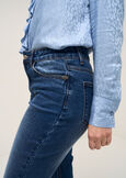 Cindy 5-pocket flare jeans with slit DENIM MEDIUM DENIM Woman image number 5