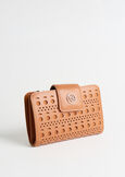 Path-A perforated faux leather wallet MARRONE Woman image number 1